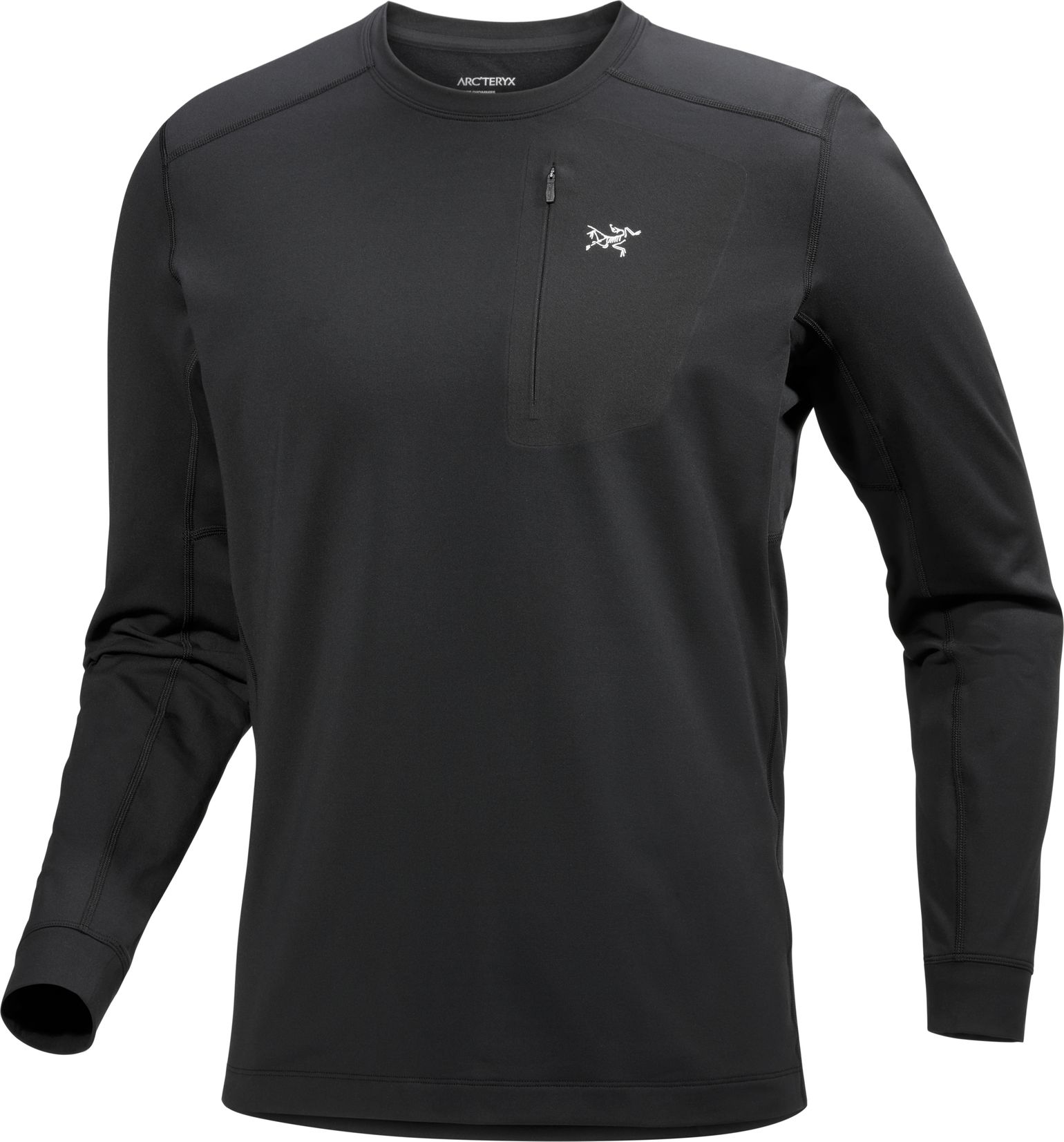 Arc'teryx Men's Rho Lt Crew Neck Black