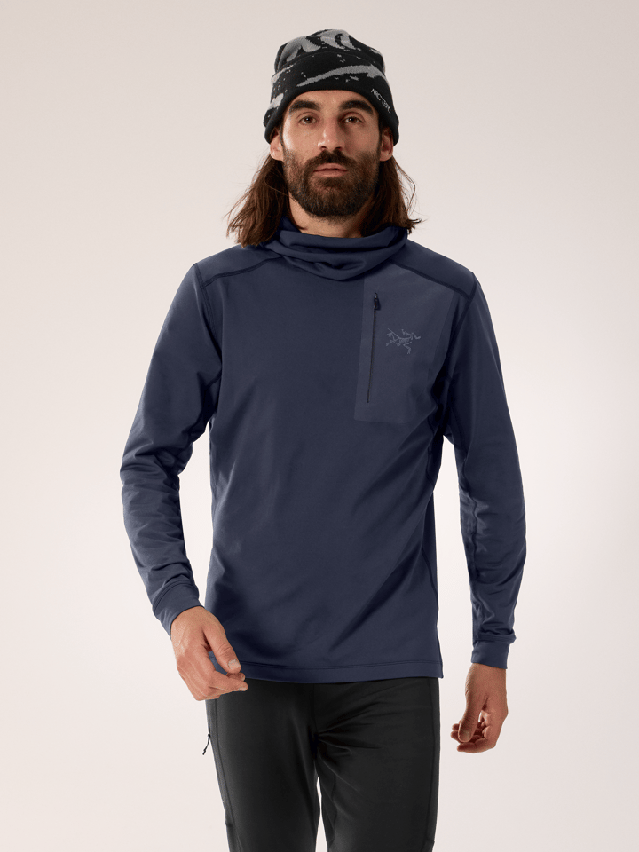 Arc'teryx Men's Rho Lt Hoody  Black Sapphire II Arc'teryx