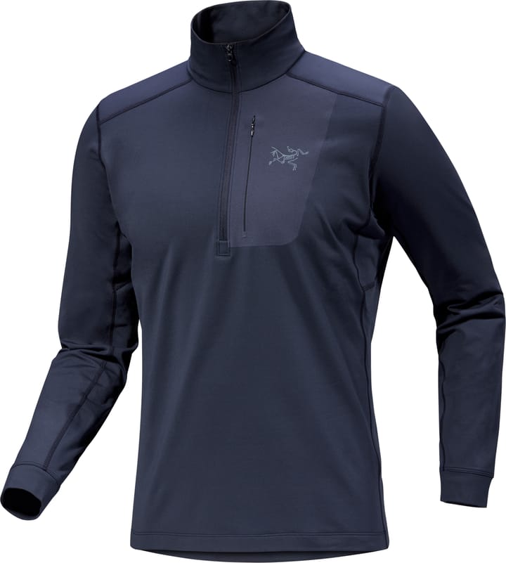 Arc'teryx Men's Rho Lt Zip Neck Black Sapphire Arc'teryx