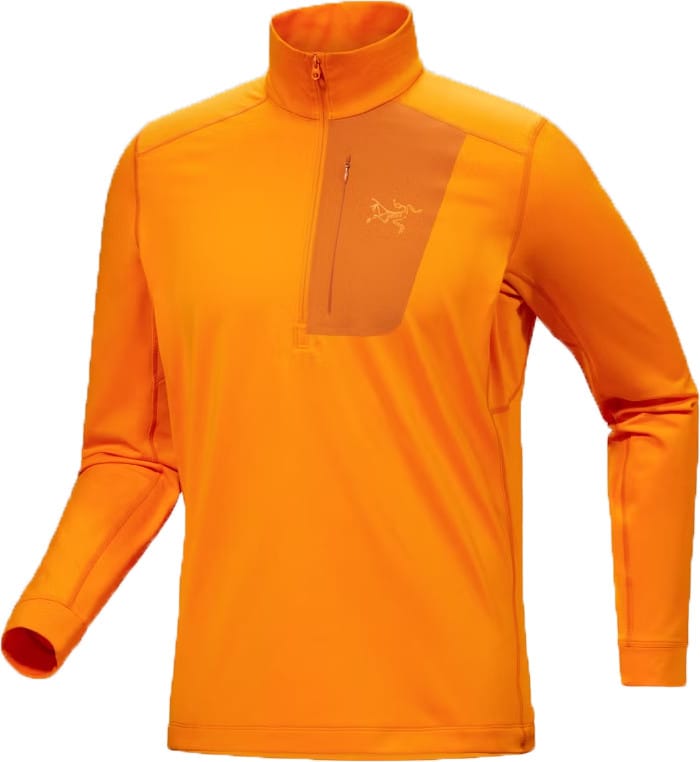 Arc'teryx Men's Rho Lt Zip Neck Blaze Arc'teryx