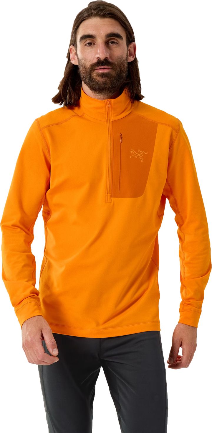 Arc'teryx Men's Rho Lt Zip Neck Blaze Arc'teryx