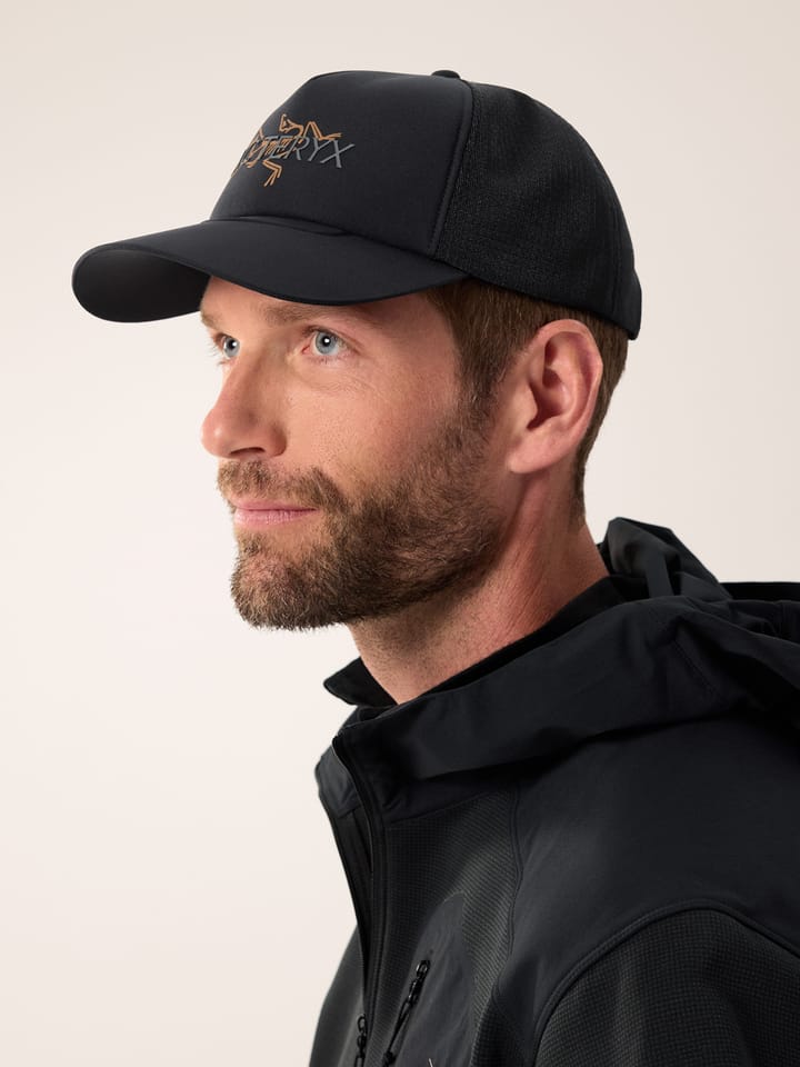 Arc'teryx Bird Word Trucker Hat 24k Black Arc'teryx