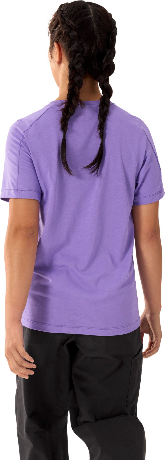 Arc'teryx Women's Kragg Sl Cotton Emblem Crew Shortsleeve Aster Arc'teryx