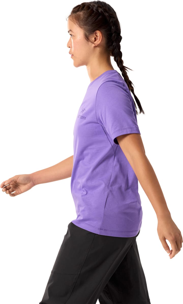 Arc'teryx Women's Kragg Sl Cotton Emblem Crew Shortsleeve Aster Arc'teryx
