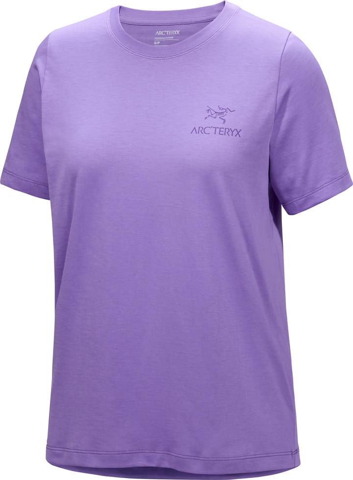Arc'teryx Women's Kragg Sl Cotton Emblem Crew Shortsleeve Aster Arc'teryx