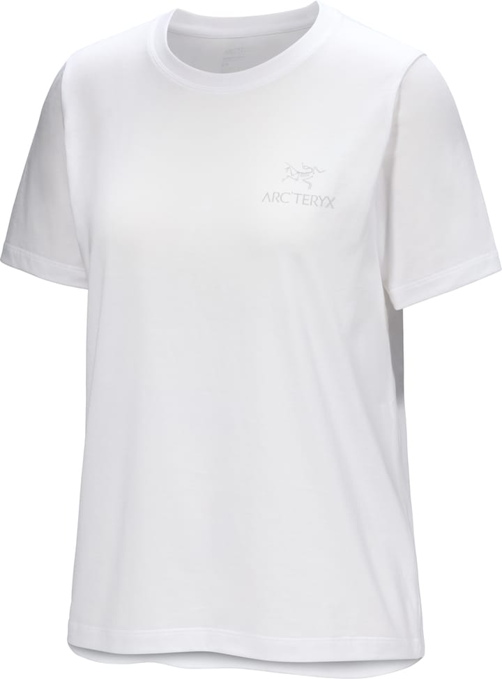 Arc'teryx Women's Kragg Sl Cotton Emblem Crew Shortsleeve White Light Arc'teryx