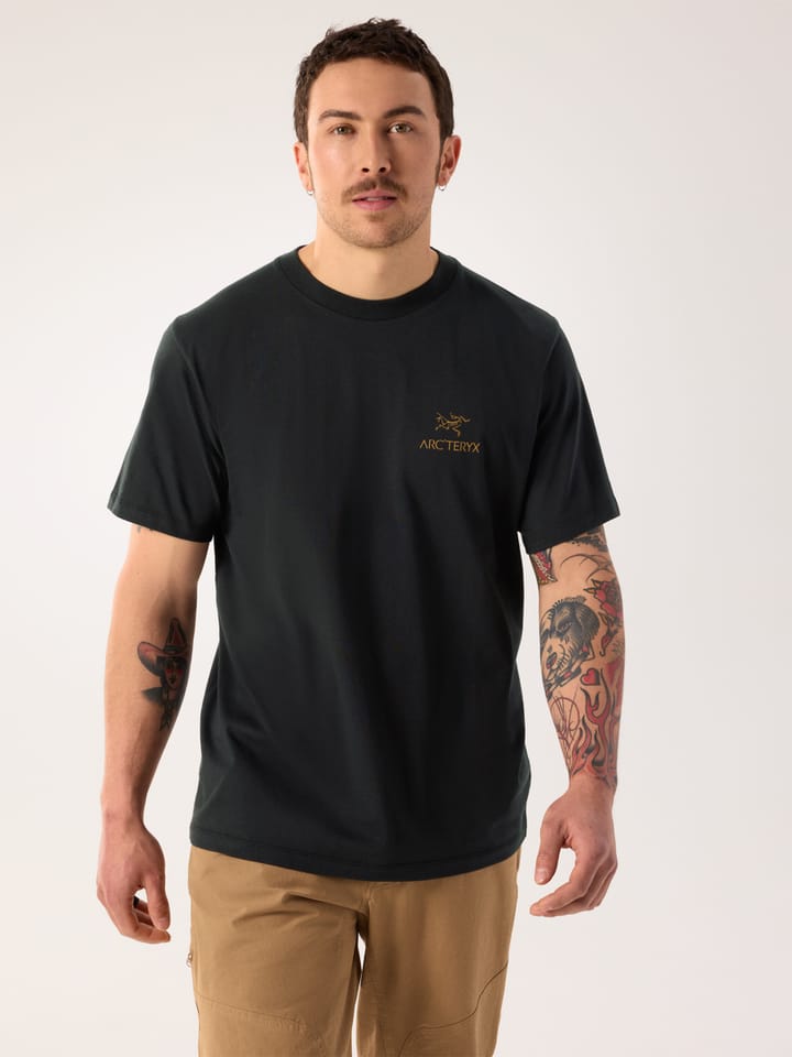 Arc'teryx Men's Kragg SL Cotton Bird Word Shortsleeve 24k Black Arc'teryx