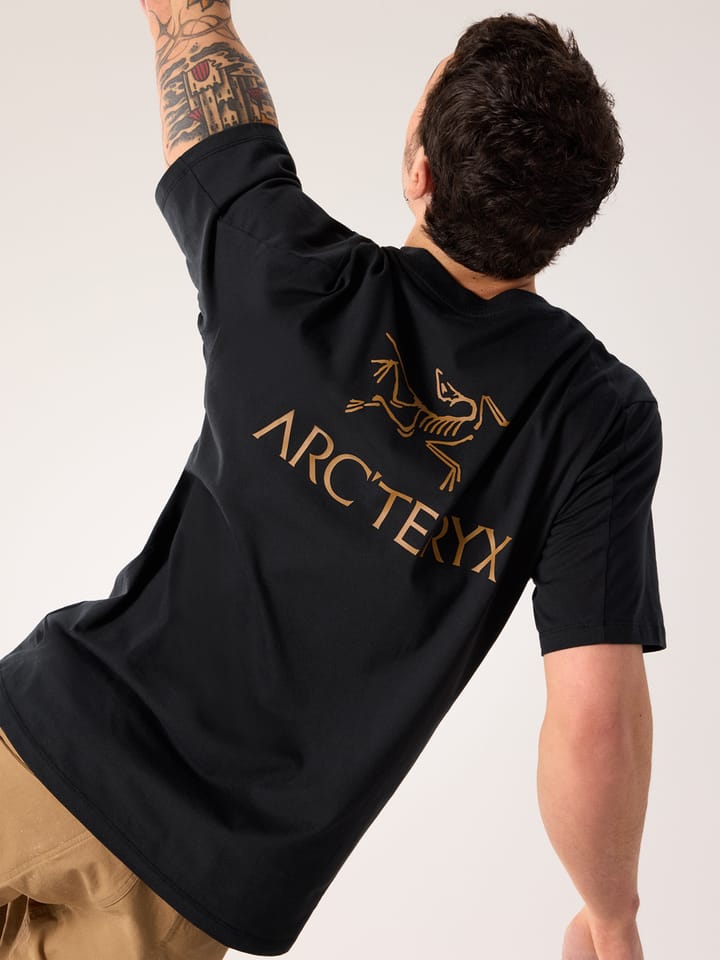 Arc'teryx Men's Kragg SL Cotton Bird Word Shortsleeve 24k Black Arc'teryx