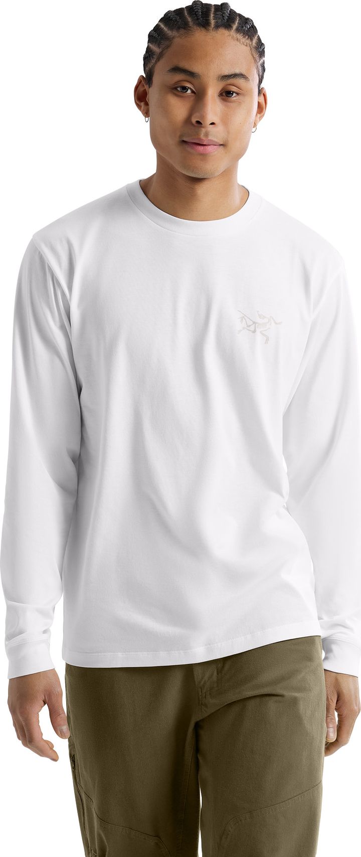 Arc'teryx Men's Kragg SL Cotton Longsleeve Shirt  White Light Arc'teryx