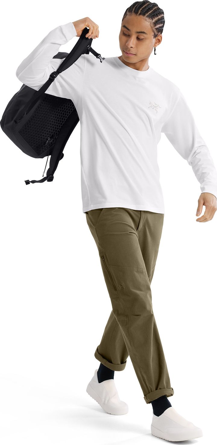 Arc'teryx Men's Kragg SL Cotton Longsleeve Shirt  White Light Arc'teryx