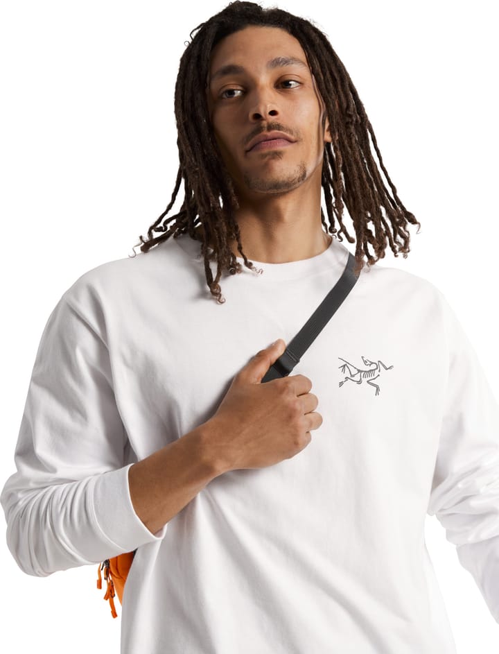 Arc'teryx Men's Kragg Cotton Longsleeve White Light / Black Arc'teryx