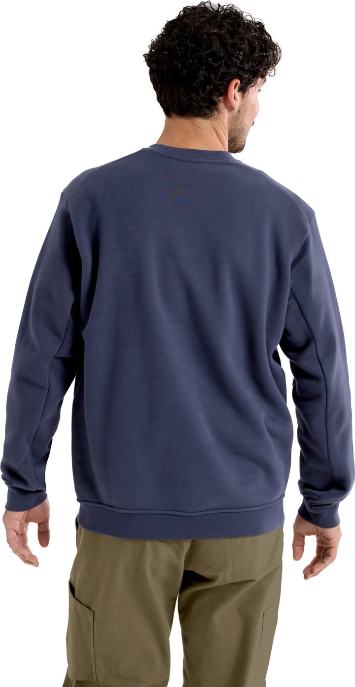 Arc'teryx Men's Emblem Fleece Crew Black Sapphire Arc'teryx Arc'teryx Men's Emblem Fleece Crew Black Sapphire Arc'teryx