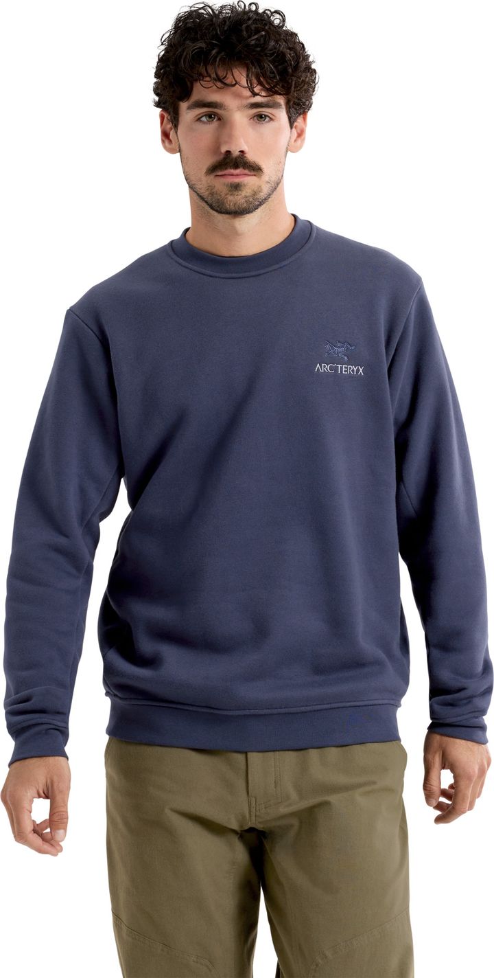 Arc'teryx Men's Emblem Fleece Crew Black Sapphire Arc'teryx Arc'teryx Men's Emblem Fleece Crew Black Sapphire Arc'teryx