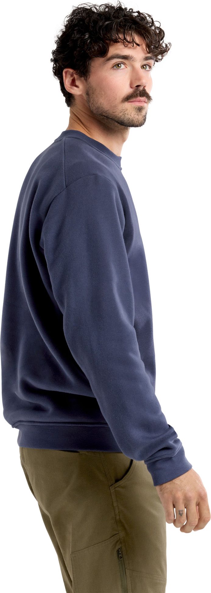 Arc'teryx Men's Emblem Fleece Crew Black Sapphire Arc'teryx Arc'teryx Men's Emblem Fleece Crew Black Sapphire Arc'teryx