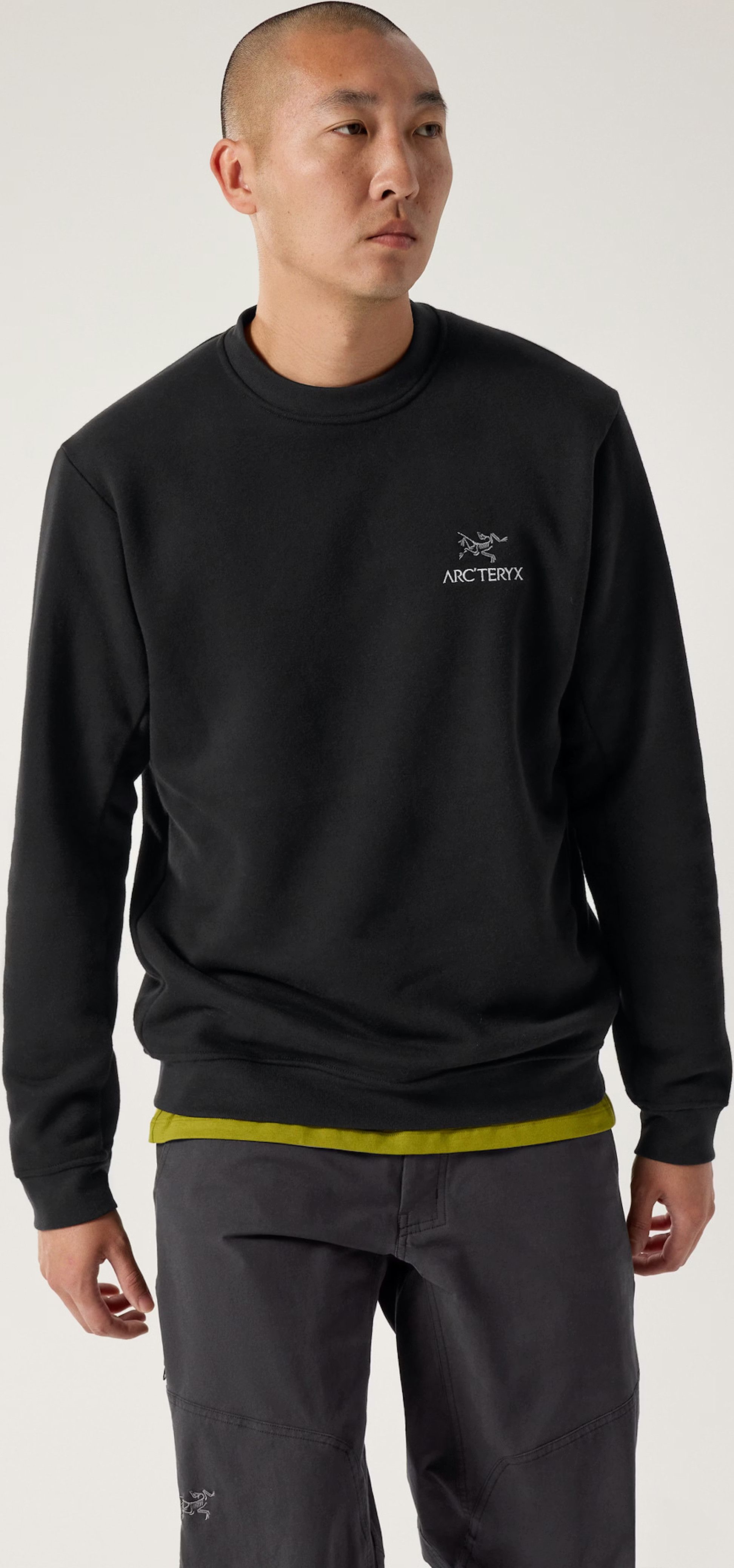 Arc'teryx Men's Emblem Fleece Crew Black | Buy Arc'teryx Men's