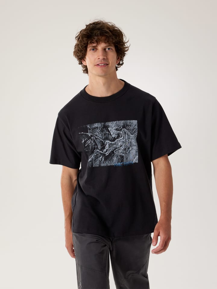 Arc'teryx Kragg Cotton Lithographica Ss M Black Arc'teryx