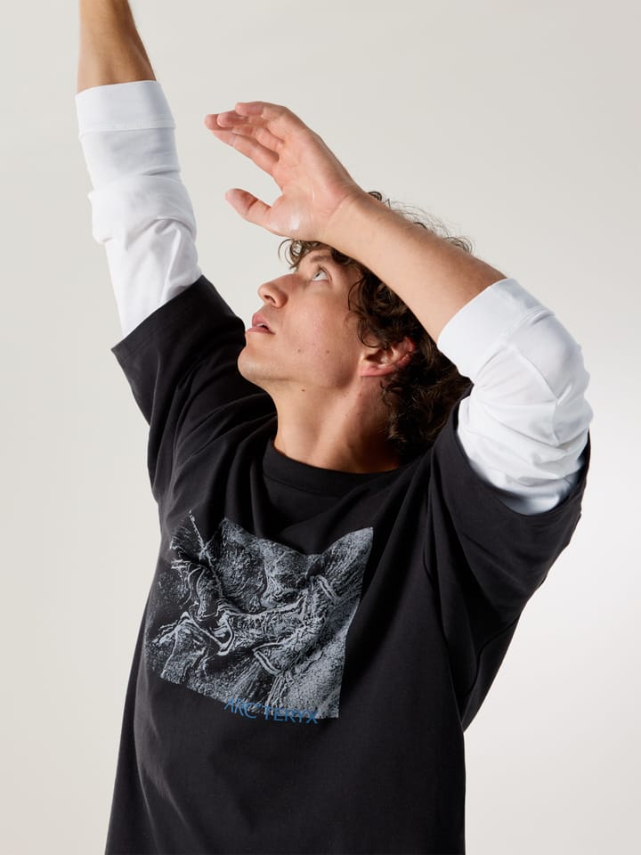 Arc'teryx Kragg Cotton Lithographica Ss M Black Arc'teryx