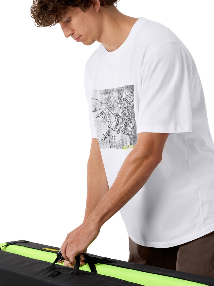 Arc'teryx Kragg Cotton Lithographica Ss M White Light Arc'teryx