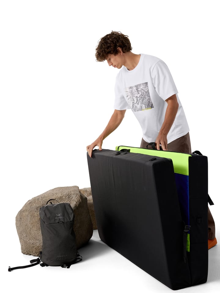 Arc'teryx Kragg Cotton Lithographica Ss M White Light Arc'teryx