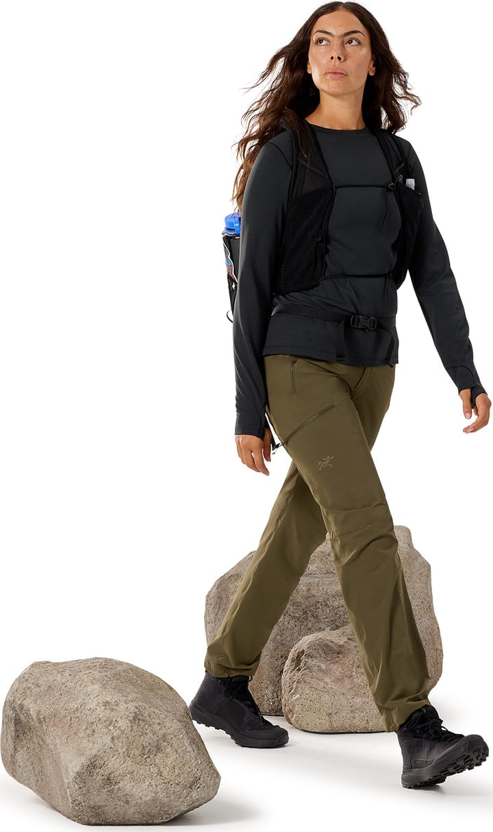 Arc'teryx Women's Taema Thermal Crew Longsleeve Black Heather Arc'teryx