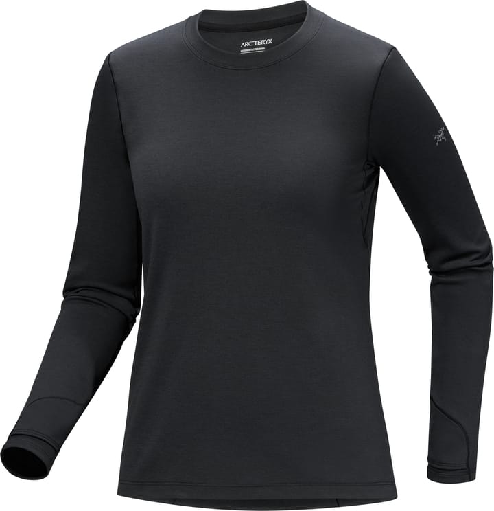 Arc'teryx Women's Taema Thermal Crew Longsleeve Black Heather Arc'teryx