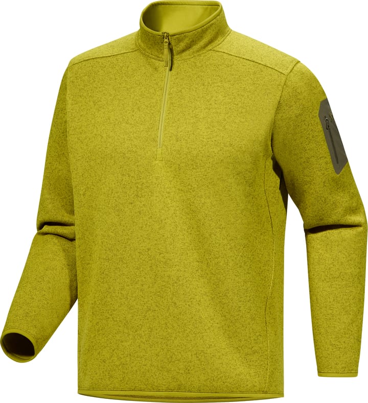 Arc'teryx Men's Covert 1/2 Zip Olive Moss Heather Arc'teryx