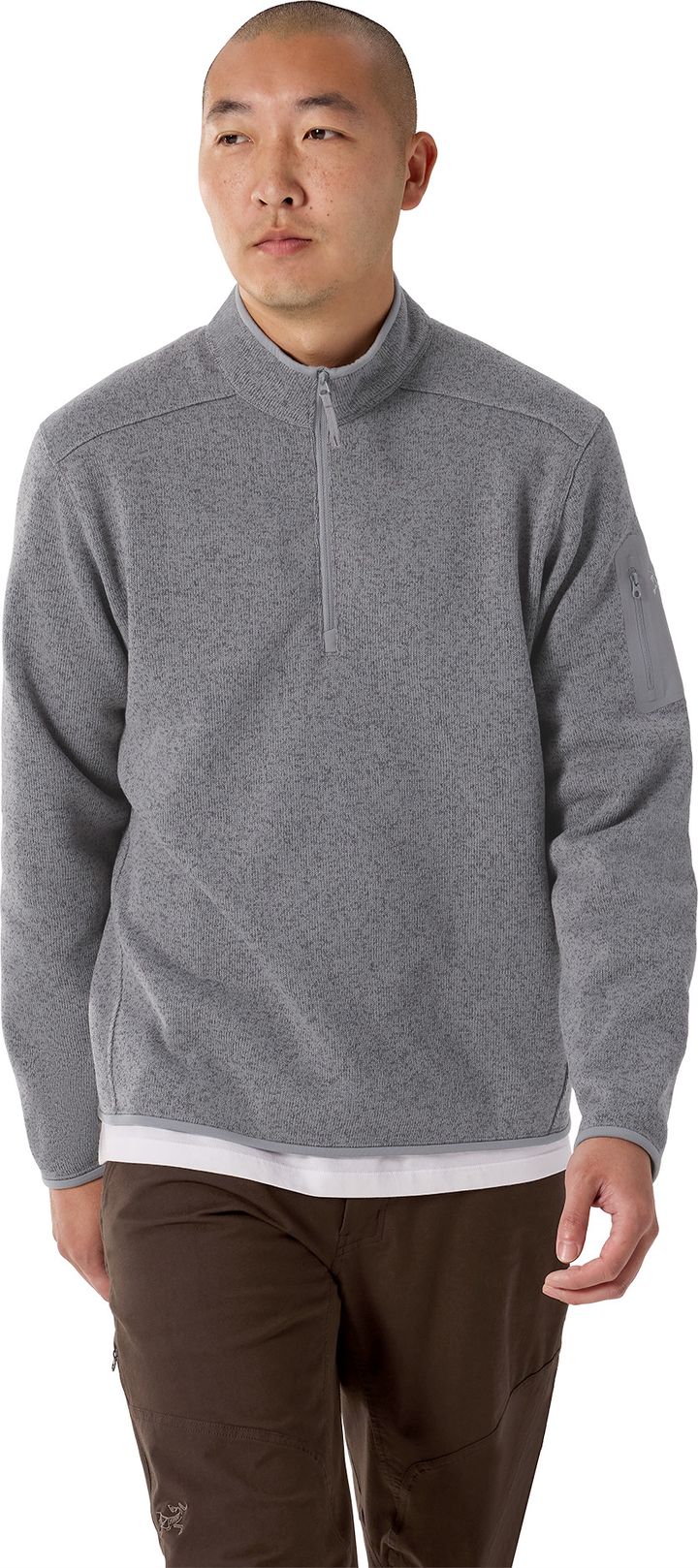 Arc'teryx Men's Covert 1/2 Zip Cloud Heather / Void Arc'teryx