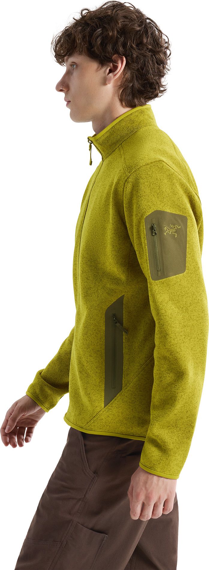 Arc'teryx Men's Covert Cardigan Olive Moss Heather Arc'teryx Arc'teryx Men's Covert Cardigan Olive Moss Heather Arc'teryx