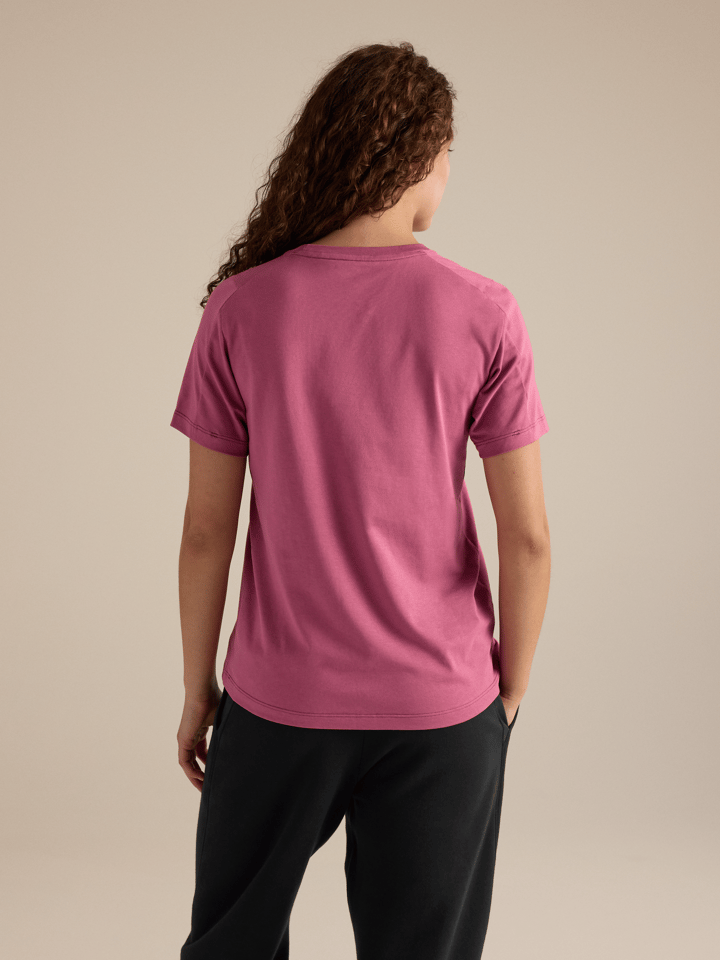 Arc'teryx Women's Kragg SL Cotton Emblem Crew Short Sleeve Shirt Lt Renegade Arc'teryx