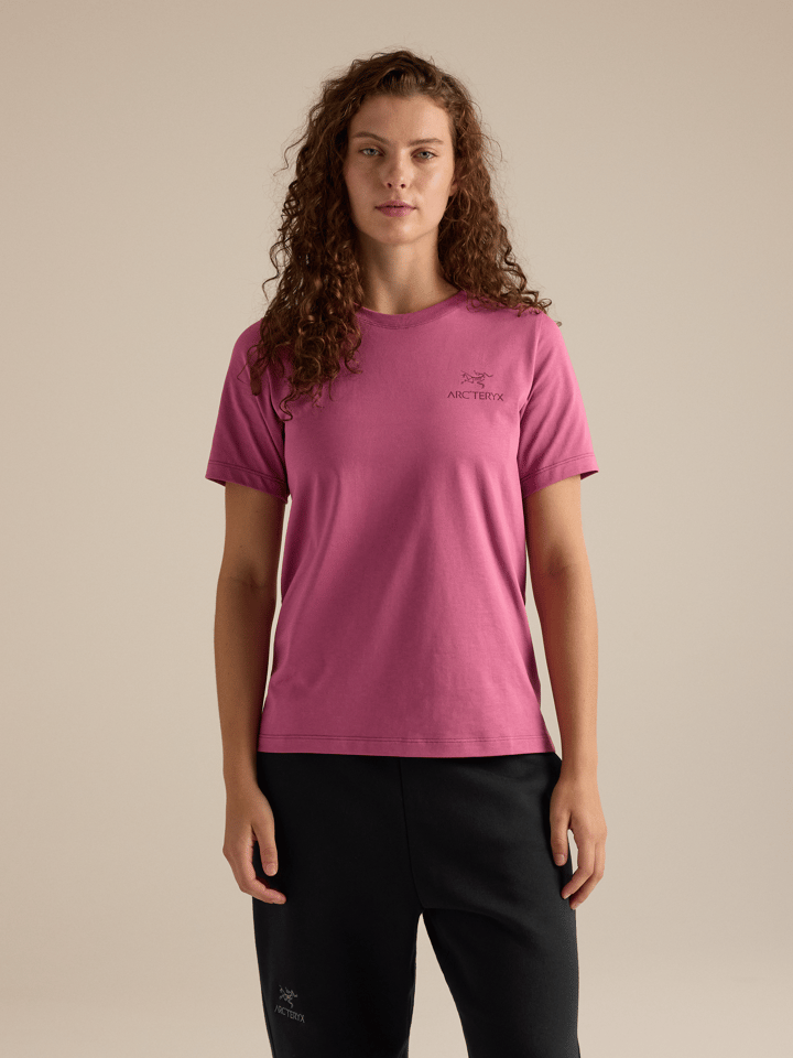 Arc'teryx Women's Kragg SL Cotton Emblem Crew Short Sleeve Shirt Lt Renegade Arc'teryx