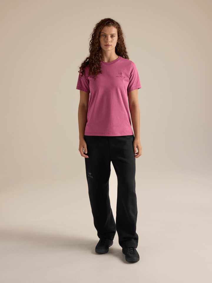 Arc'teryx Women's Kragg SL Cotton Emblem Crew Short Sleeve Shirt Lt Renegade Arc'teryx