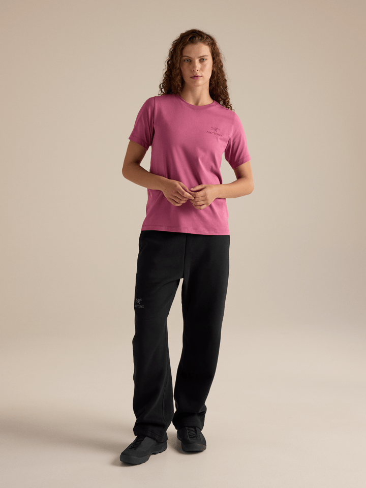 Arc'teryx Women's Kragg SL Cotton Emblem Crew Short Sleeve Shirt Lt Renegade Arc'teryx