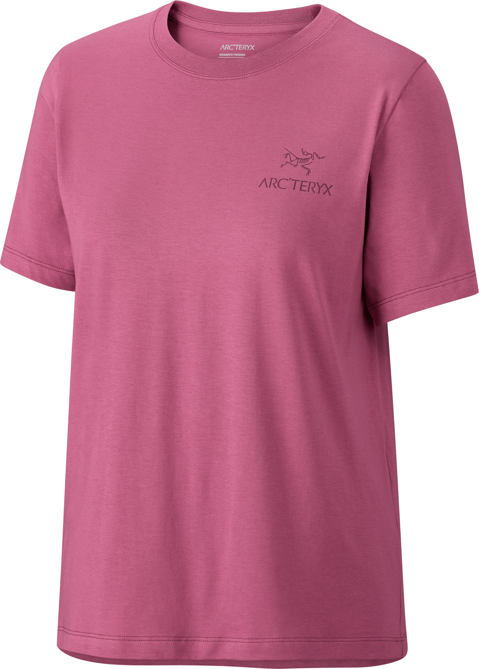 Arc'teryx Women's Kragg SL Cotton Emblem Crew Short Sleeve Shirt Lt Renegade