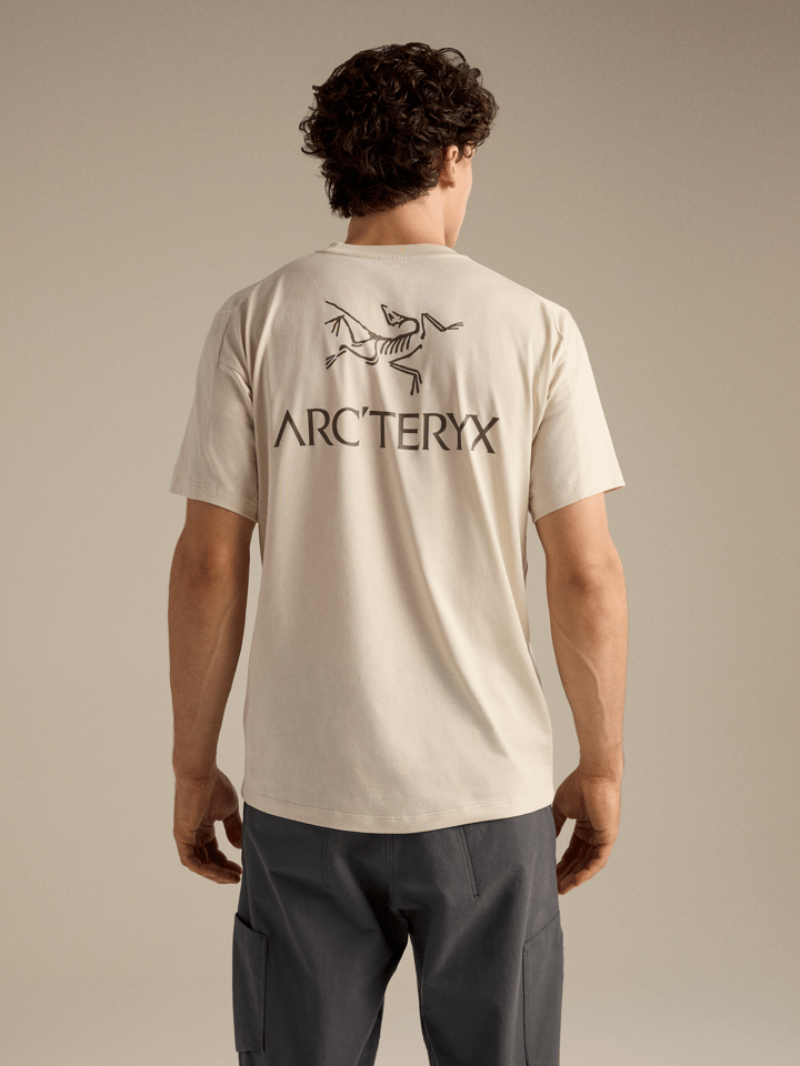 Arc'teryx Men's Kragg SL Cotton Bird Word Short Sleeve Shirt Sea Salt/Mongoose Arc'teryx