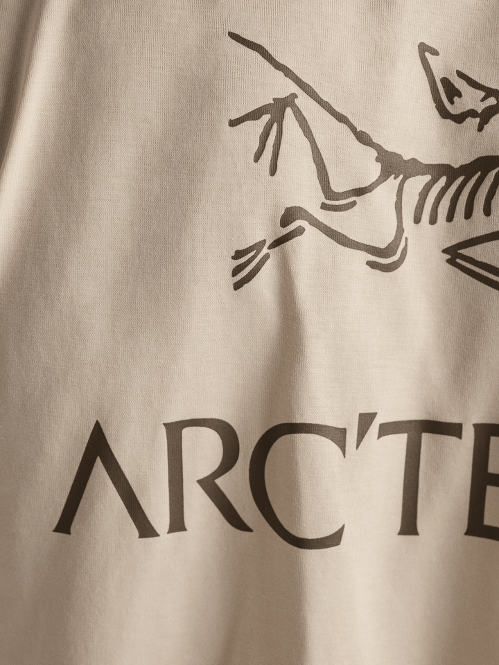 Arc'teryx Men's Kragg SL Cotton Bird Word Short Sleeve Shirt Sea Salt/Mongoose Arc'teryx