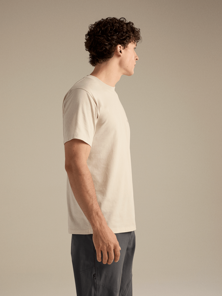 Arc'teryx Men's Kragg SL Cotton Bird Word Short Sleeve Shirt Sea Salt/Mongoose Arc'teryx