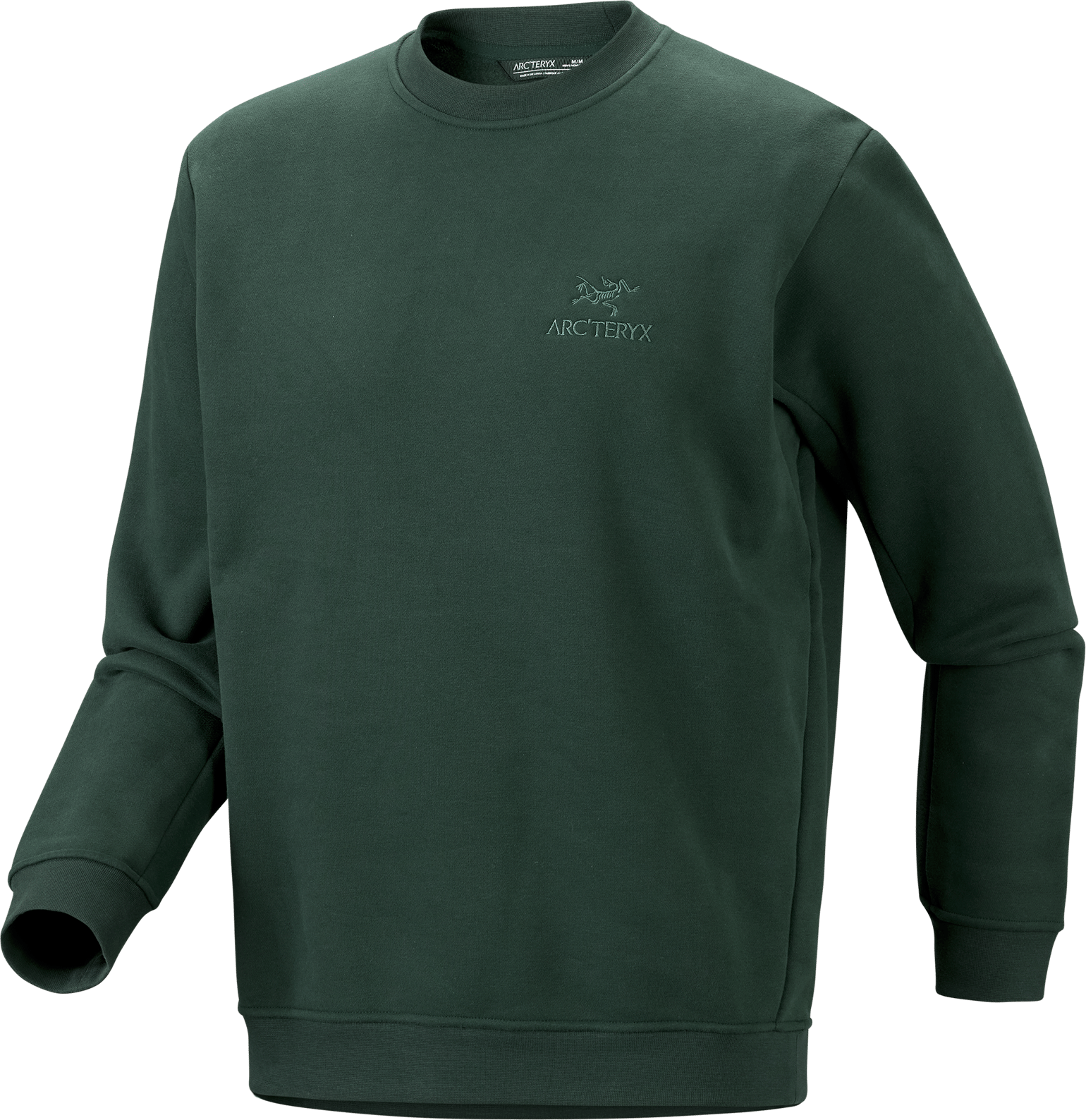Arc'teryx Men's Emblem Fleece Crew Neck Pullover Dark Jade