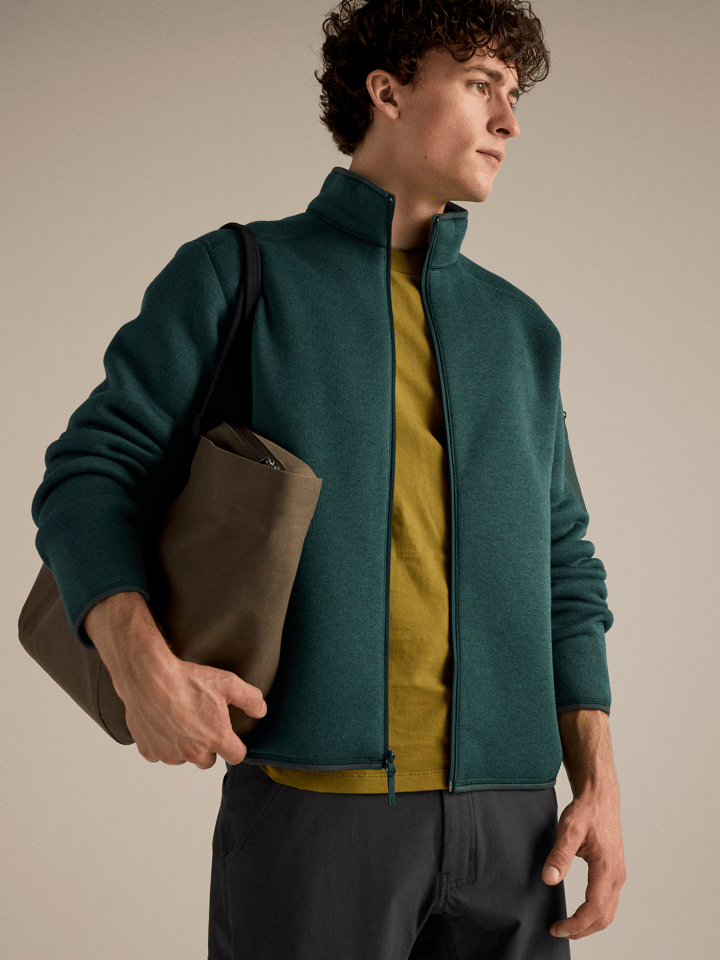 Arc'teryx Men's Covert Cardigan Dark Jade Heather Arc'teryx