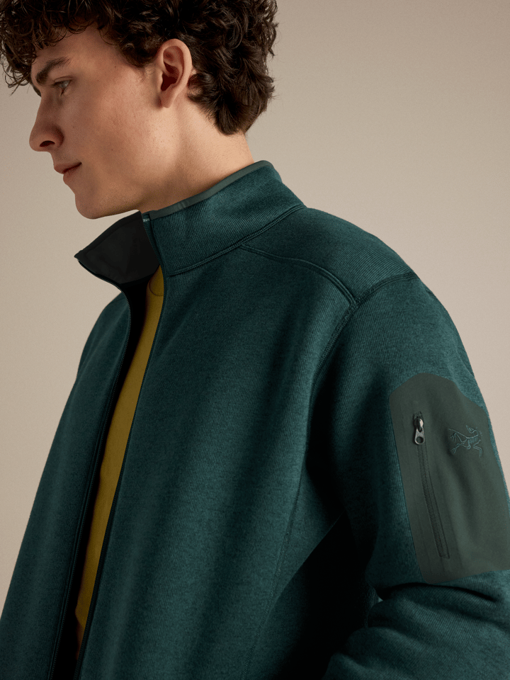 Arc'teryx Men's Covert Cardigan Dark Jade Heather Arc'teryx