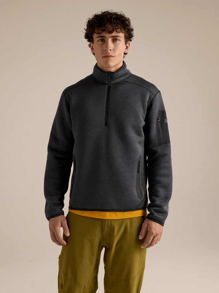 Arc'teryx Men's Covert 1/2 Zip Neck Black Heather Arc'teryx