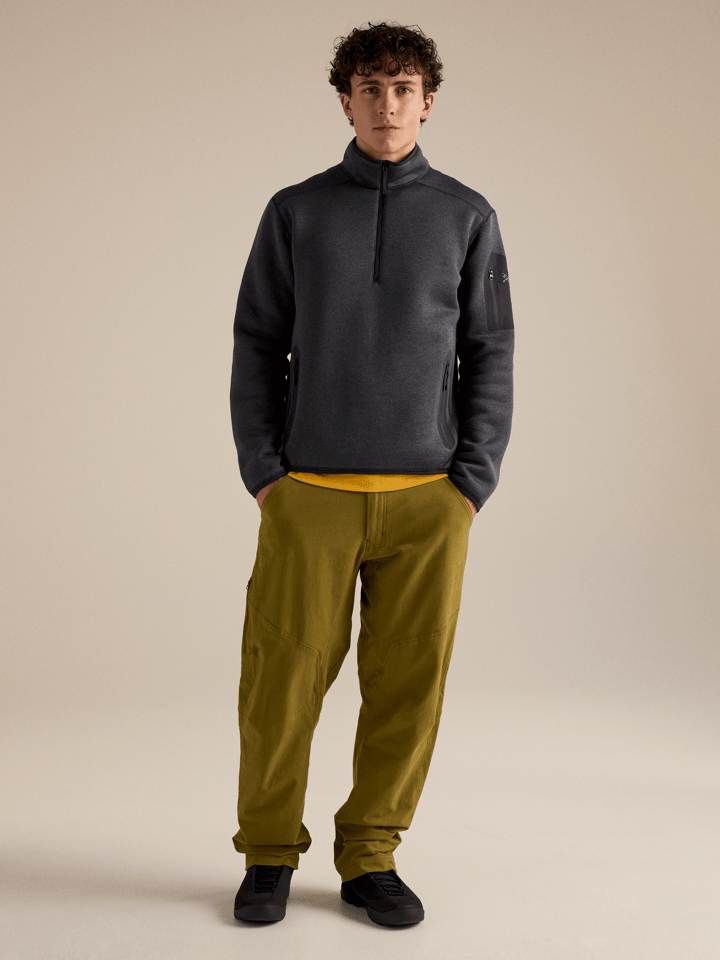 Arc'teryx Men's Covert 1/2 Zip Neck Black Heather Arc'teryx