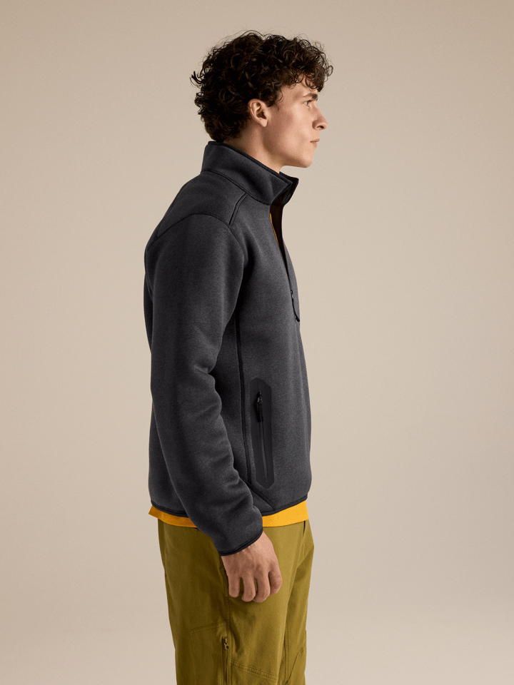 Arc'teryx Men's Covert 1/2 Zip Neck Black Heather Arc'teryx