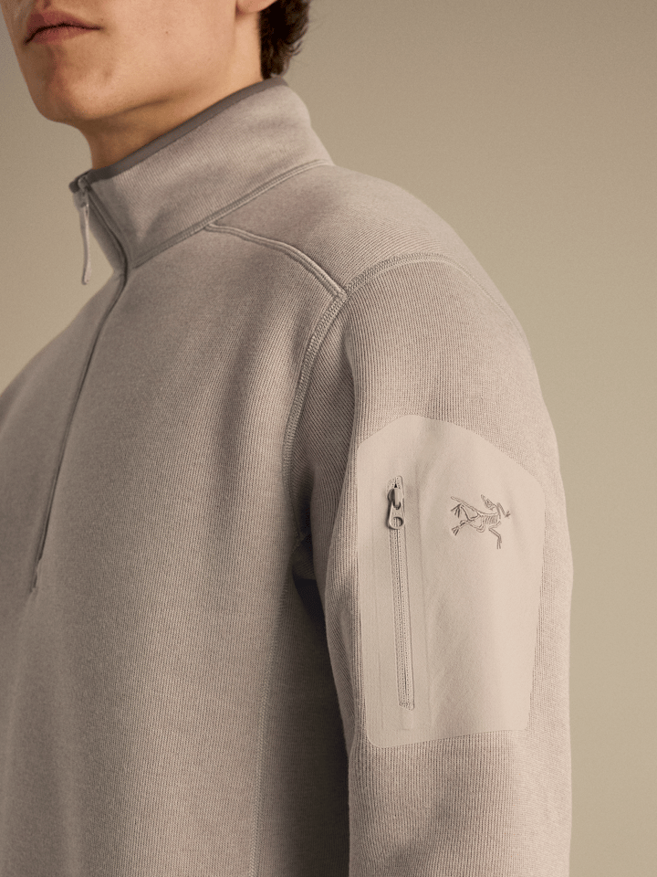 Arc'teryx Men's Covert 1/2 Zip Neck Rune Heather Arc'teryx