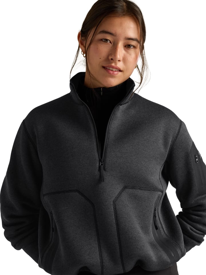 Arc'teryx Covert 1/2 Zip W Black Heather Arc'teryx
