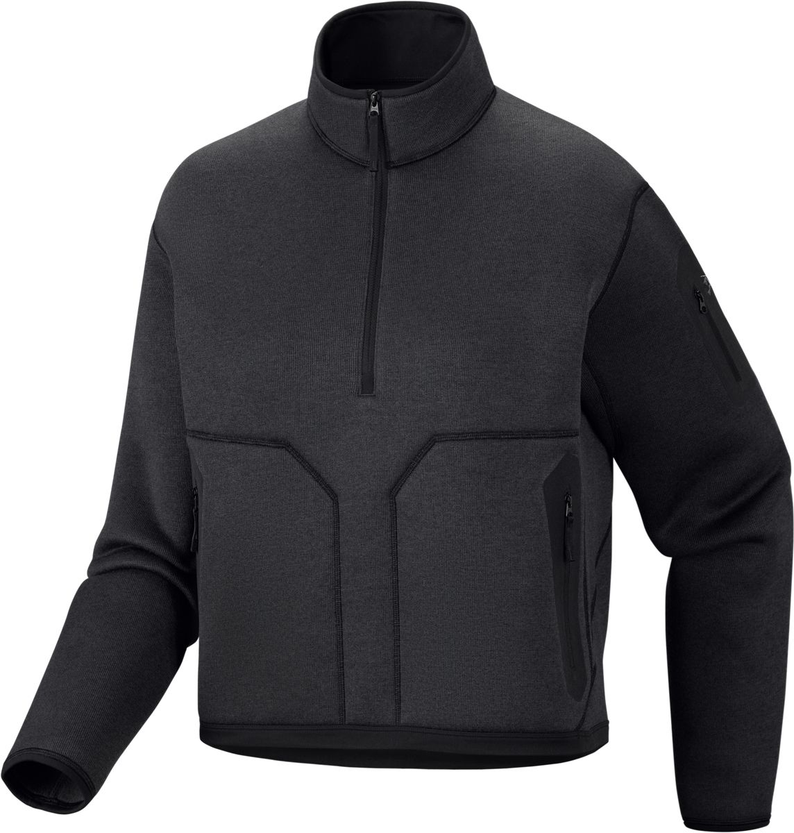 Arc'teryx Covert 1/2 Zip W Black Heather