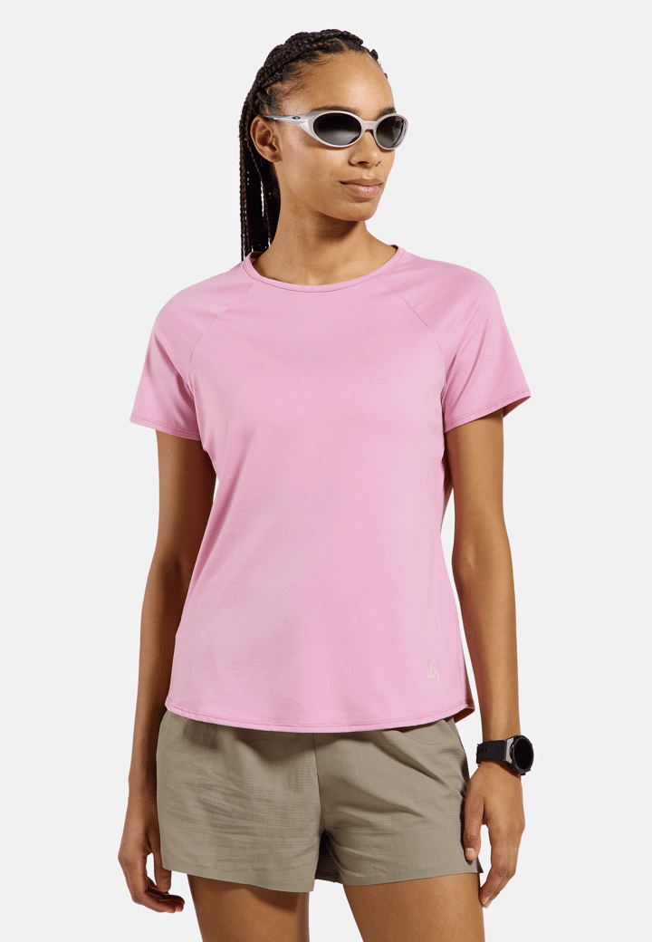 Odlo Women's T-Shirt Crew Neck S/S Essential 365 Hyper Pink Melange Odlo