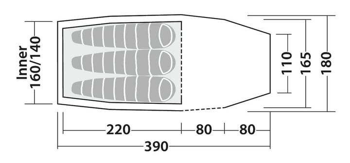 Robens Roamer 3 LW Light Green Robens