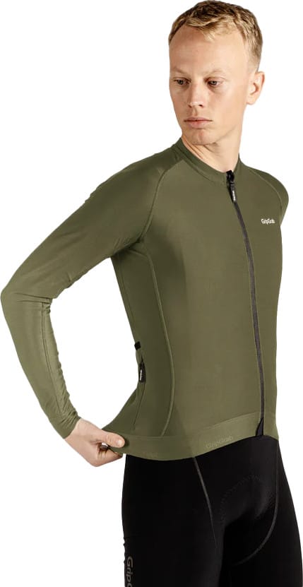 Gripgrab Men's Pacr Long Sleeve Jersey Olive Green Gripgrab