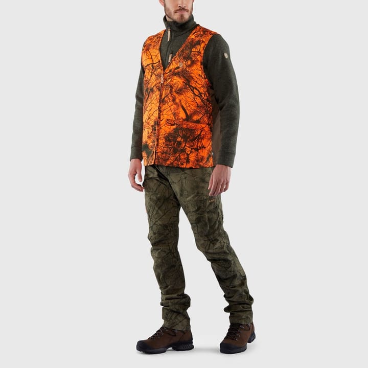 Fjällräven Värmland Vest Orange Camo Fjällräven