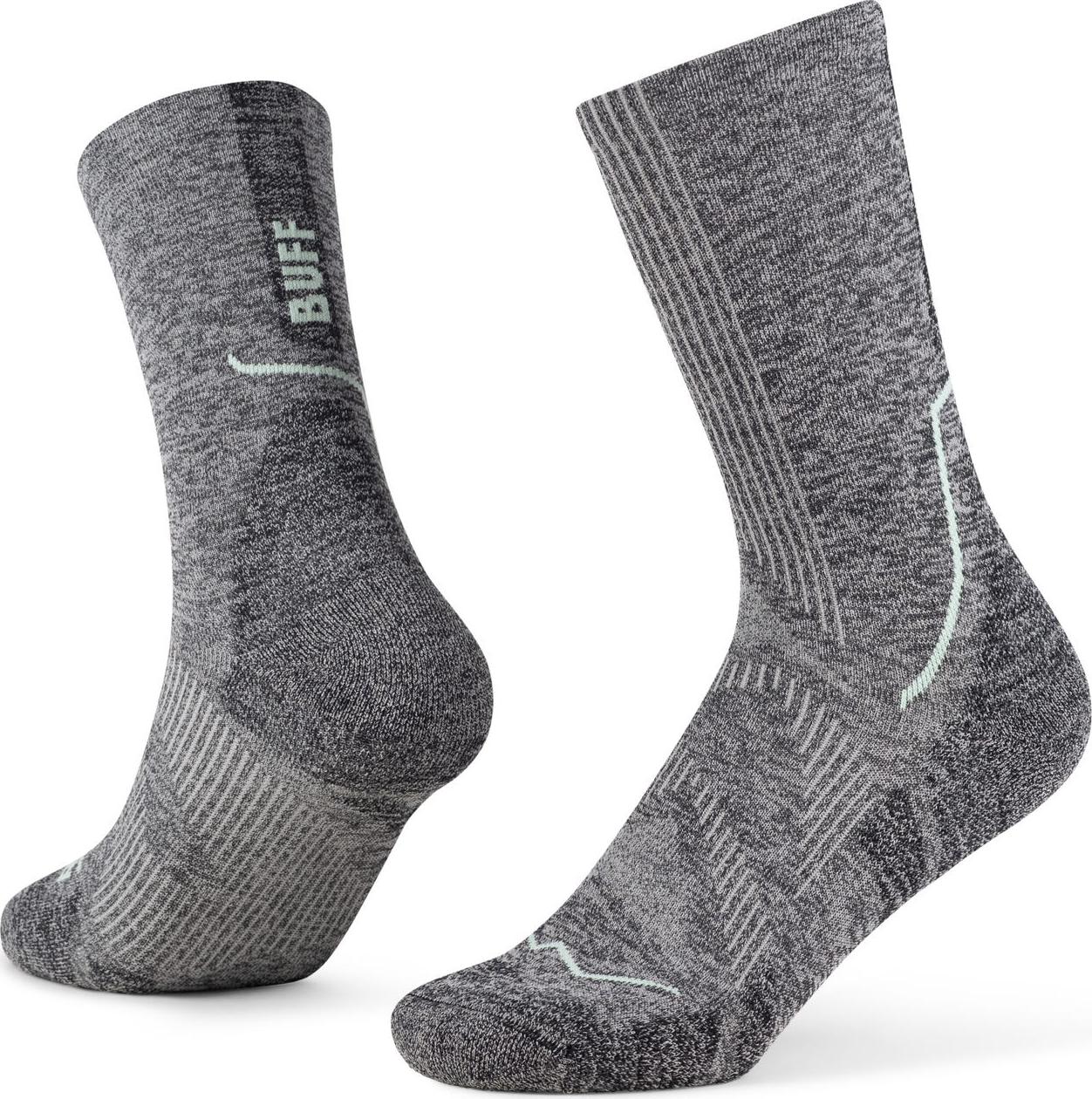 Buff Dryflx Crew Socks Grey